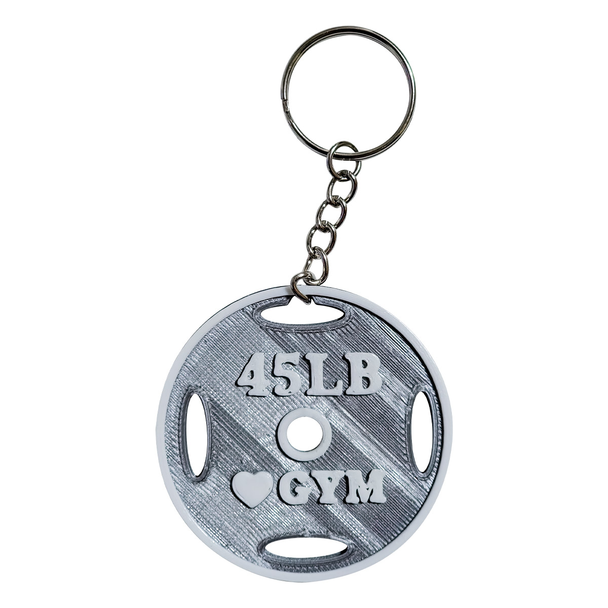 Llavero Disco Gym Pesas Regalo Fitness