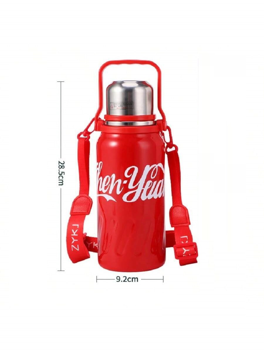 Termo de acero inoxidable con correa de 1200ml 