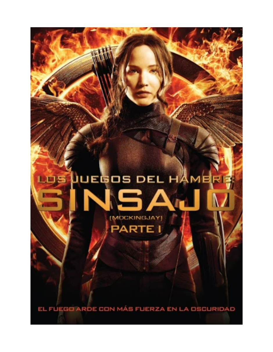 Los juegos del hambre: Sinsajo.