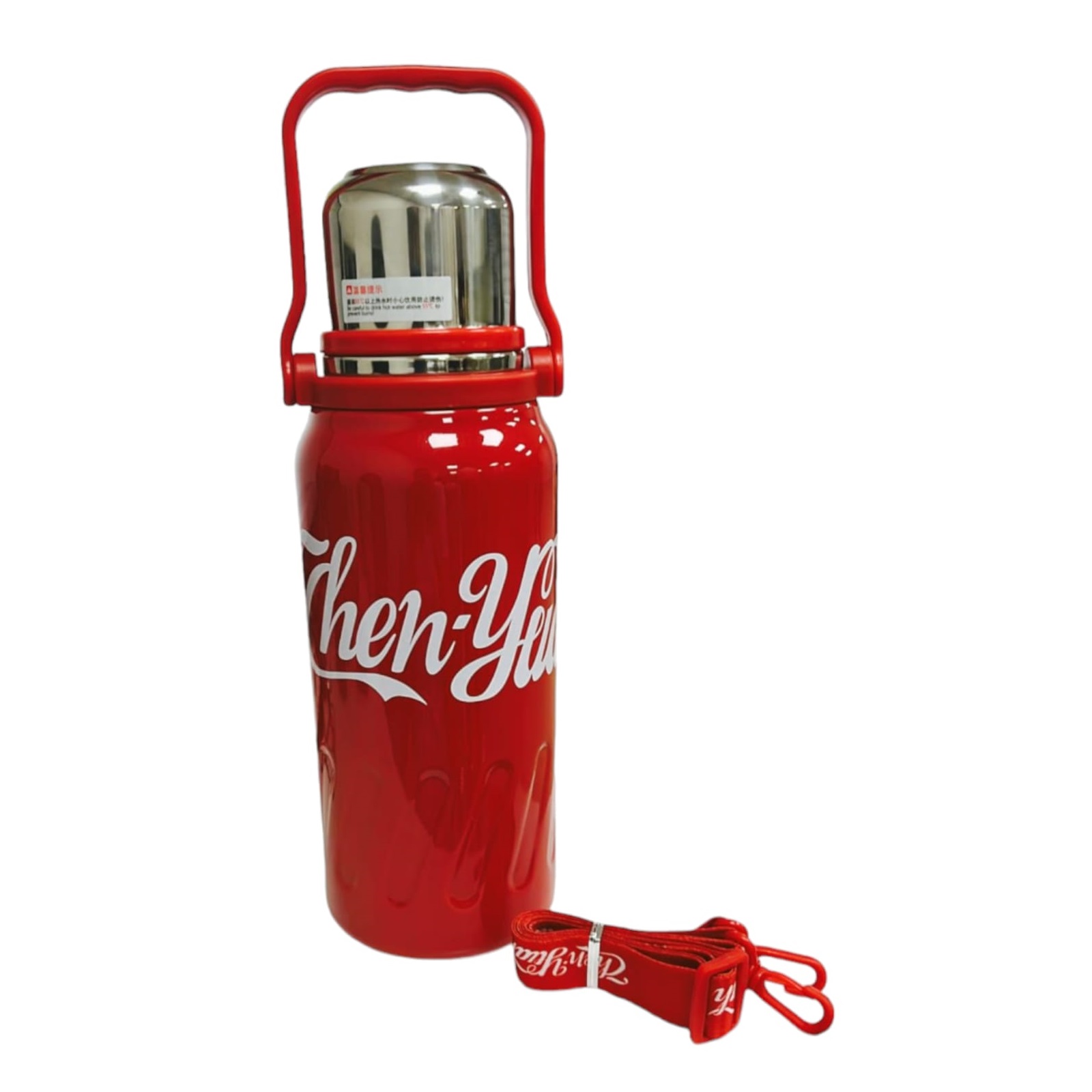 Termo de acero inoxidable con correa de 1200ml 
