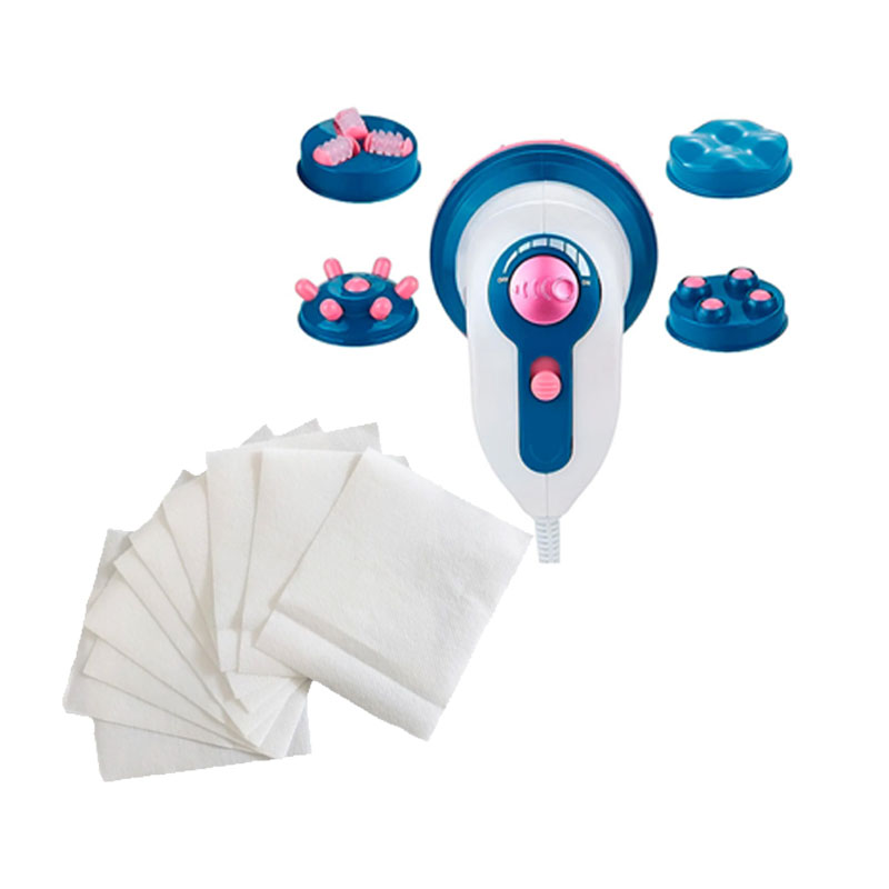 Kit masajeador infrarojo + 100 parches desintoxicantes kinoki.