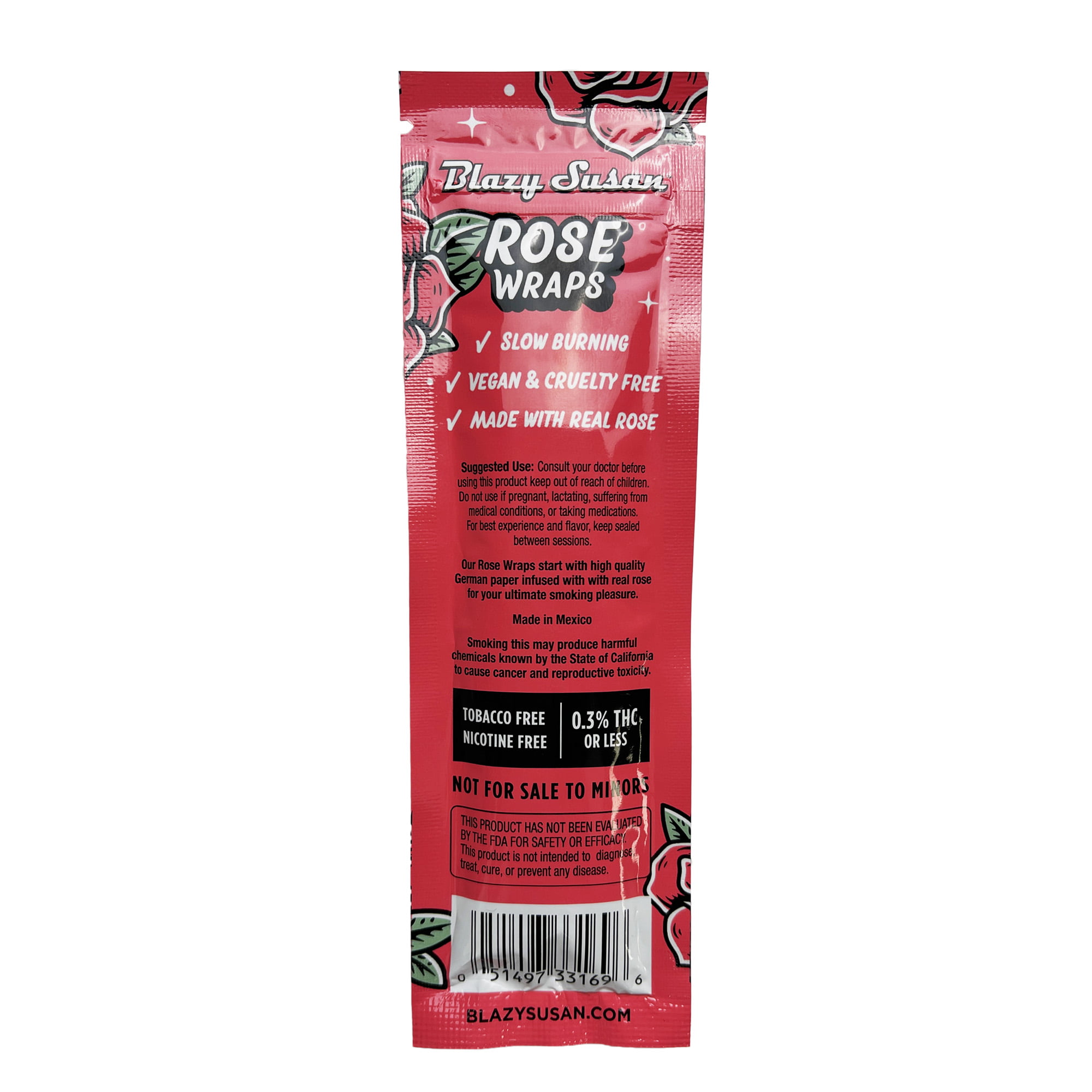 Paquete de 2 Rose Wraps Blazy Susan