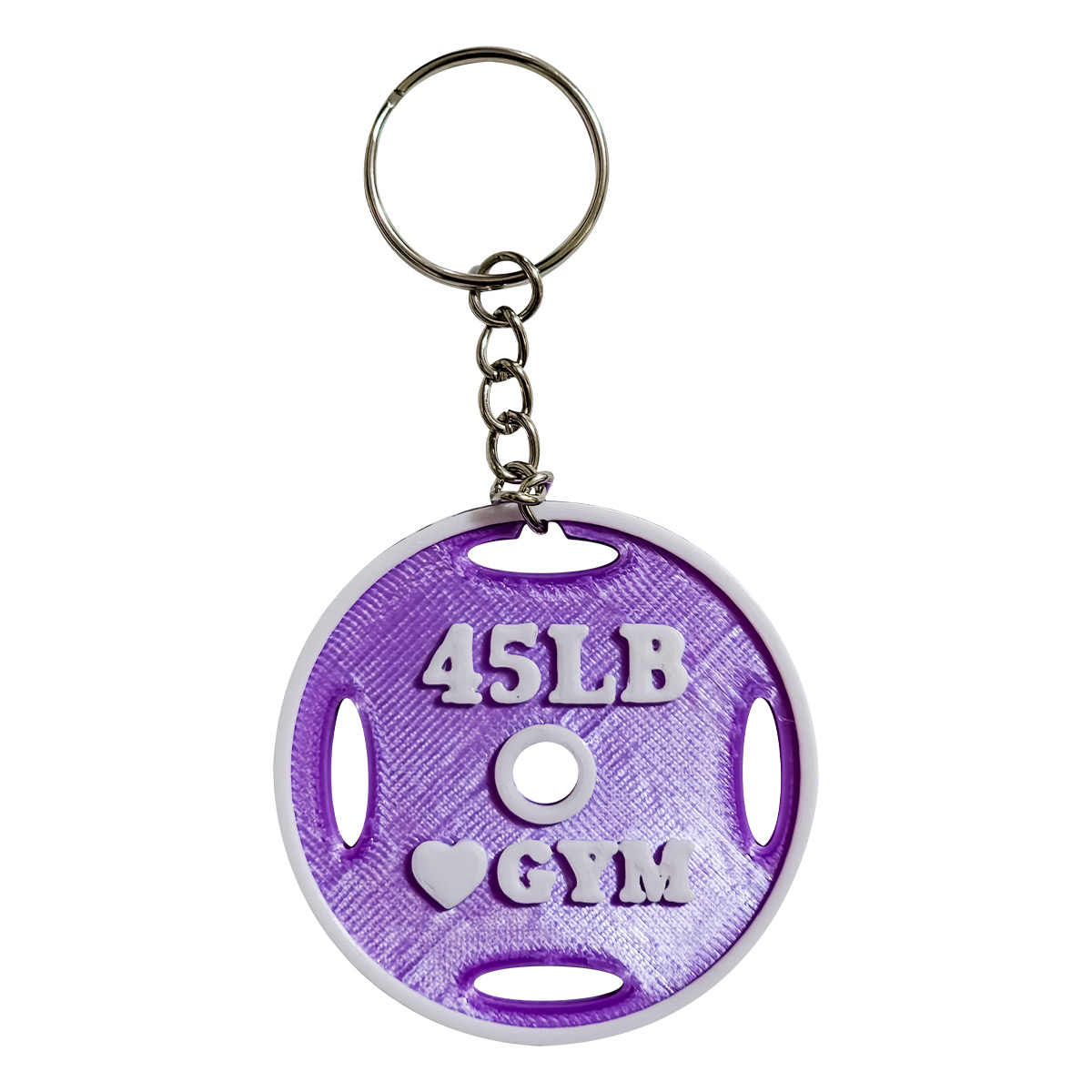 Llavero Disco Gym Pesas Regalo Fitness