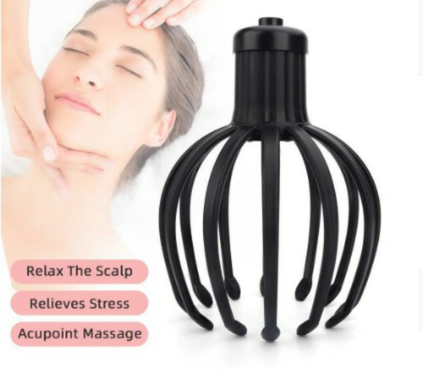 Masajeador De Cabeza Piojito Relajante.