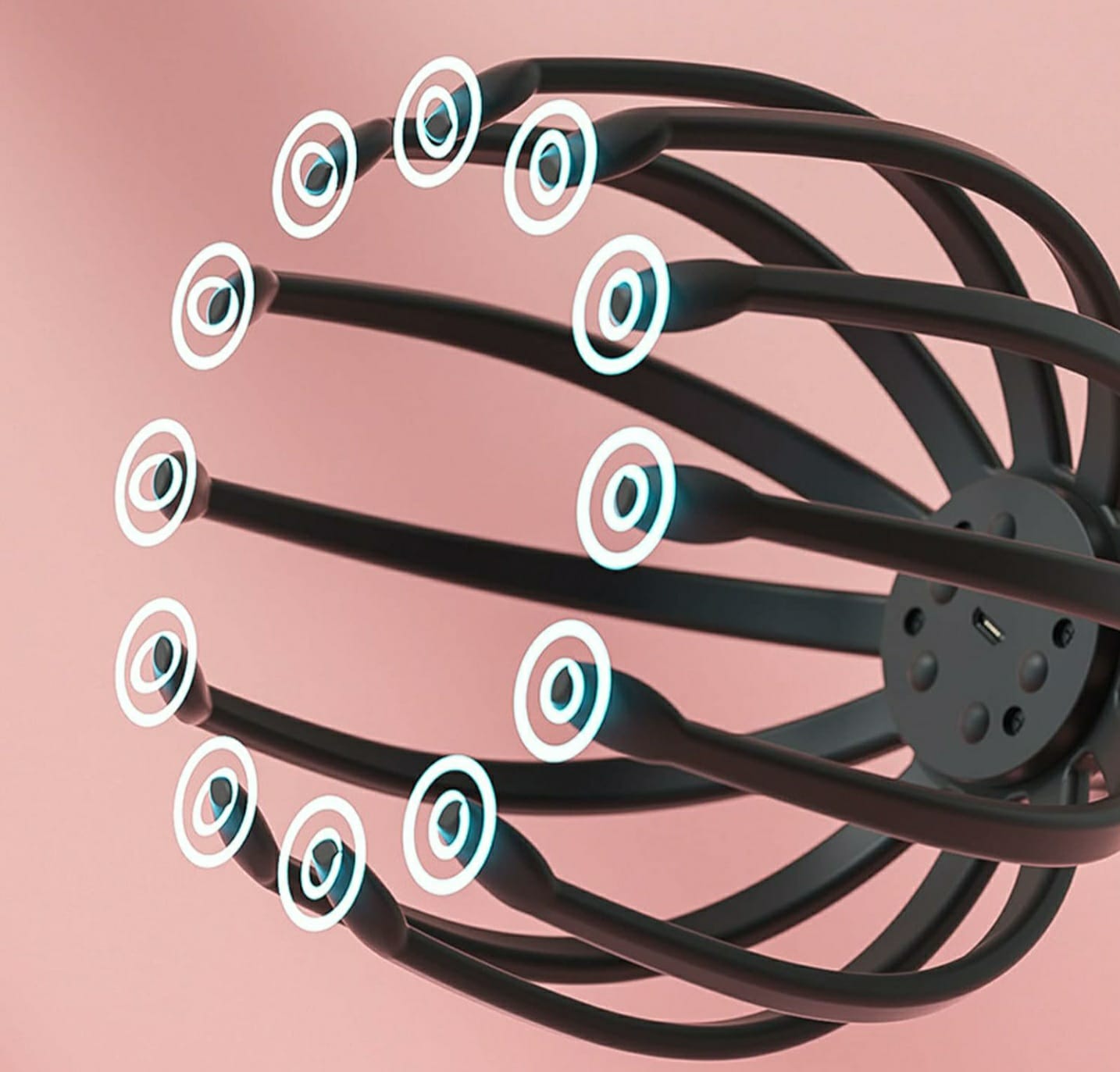 Masajeador De Cabeza Piojito Relajante.