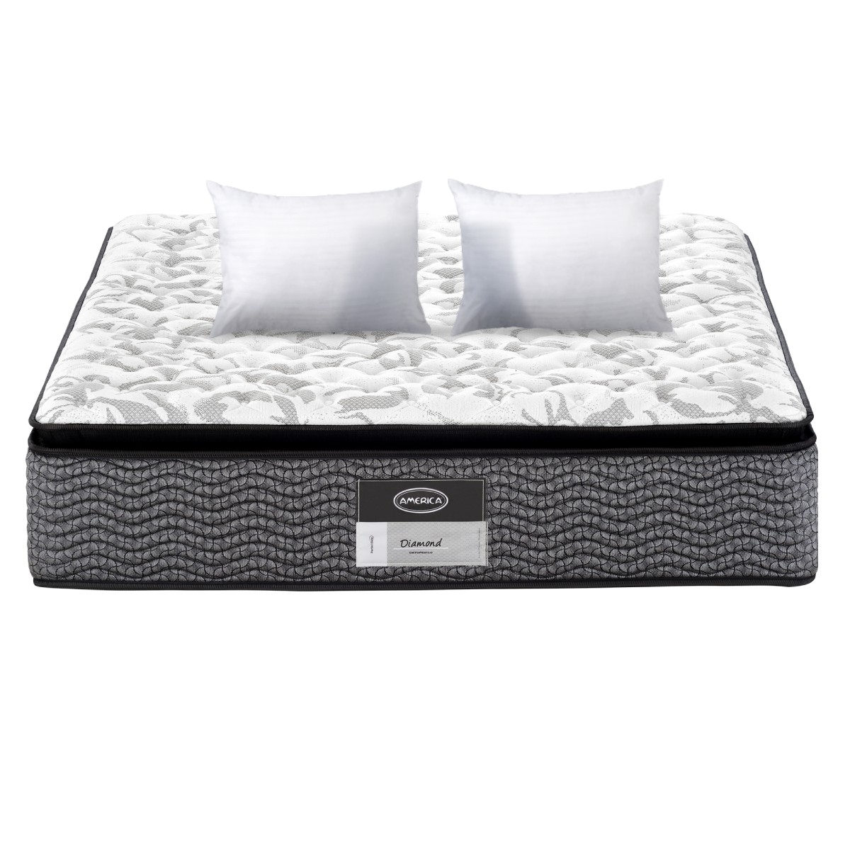 Colchon America Diamond Matrimonial + 2 Almohadas+ de Regalo    .