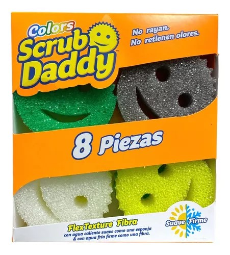 Scrub Daddy Pack de 8 Piezas de Colores