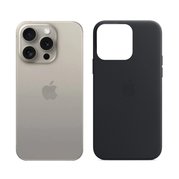 Iphone 15 Pro Natural Titanium 128GB + Funda.
