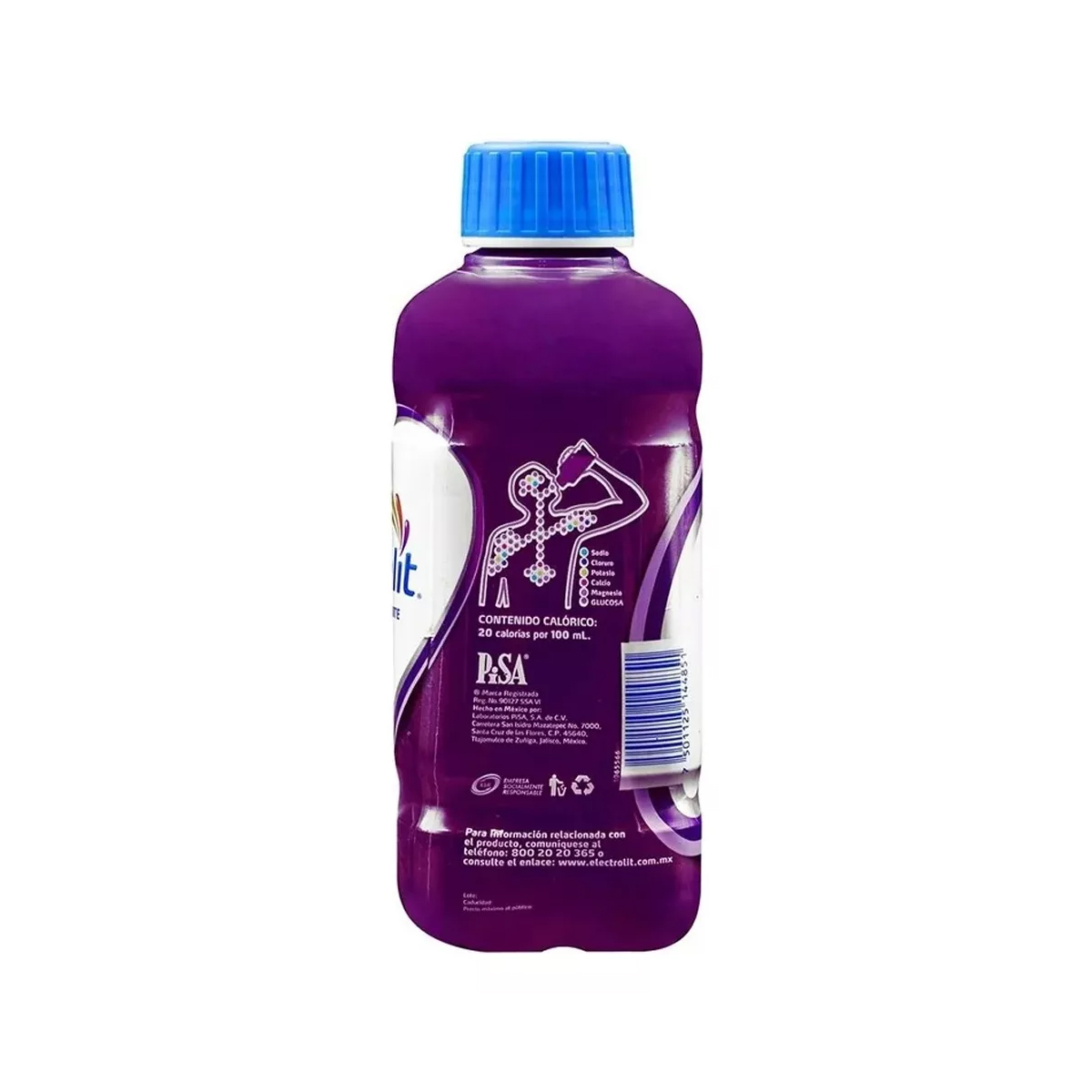 Suero Rehidratante Electrolit Sabor Uva 18 Piezas de 625 ml c/u