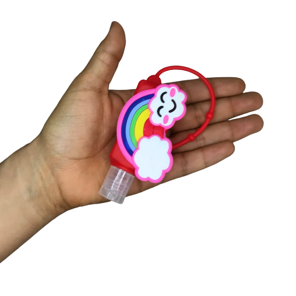 Dosificador Mini De Gel Antibacterial 6 Pz Color Rojo