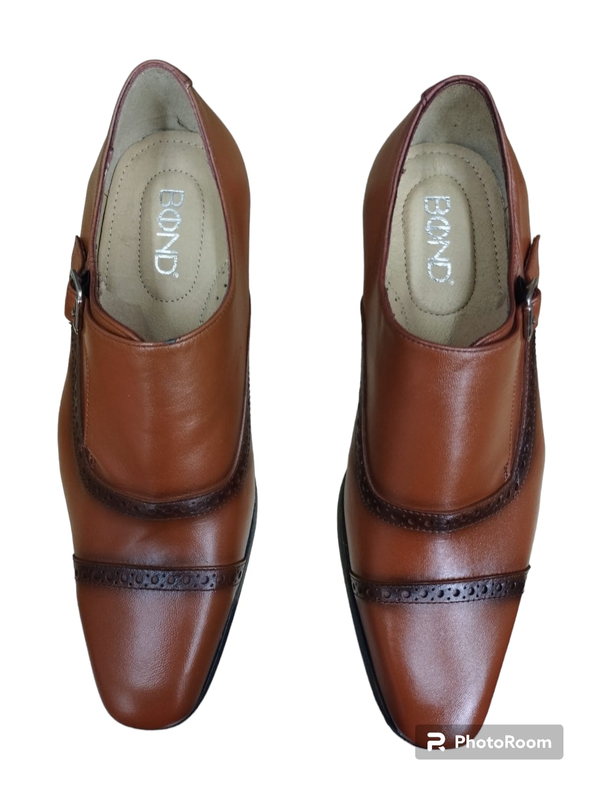 Calzado de vestir para caballero Bond,estilo11516, choclo elegante y cómodo, elaborado en piel de oveja, suela 100 % cuero.