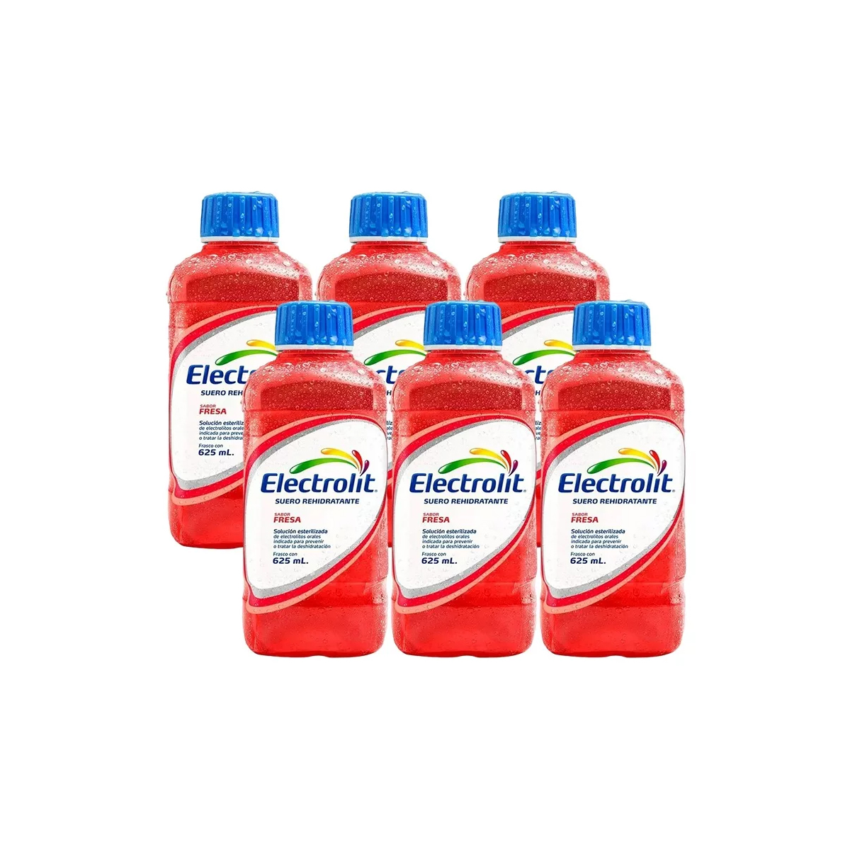 Suero Rehidratante Electrolit Sabor Fresa 6 Piezas de 625 ml