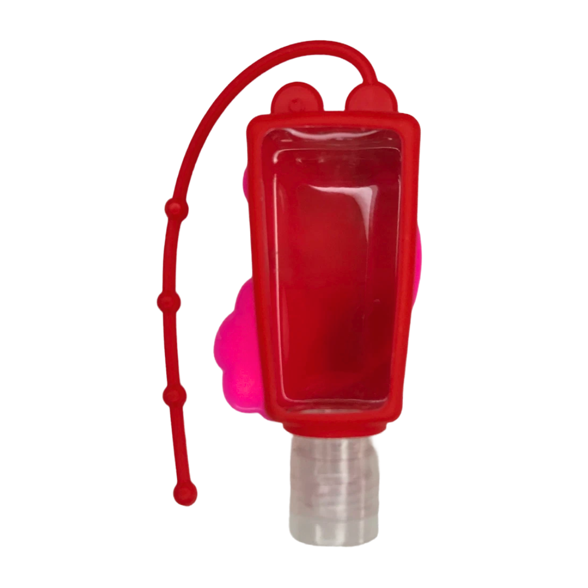 Dosificador Mini De Gel Antibacterial 6 Pz Color Rojo