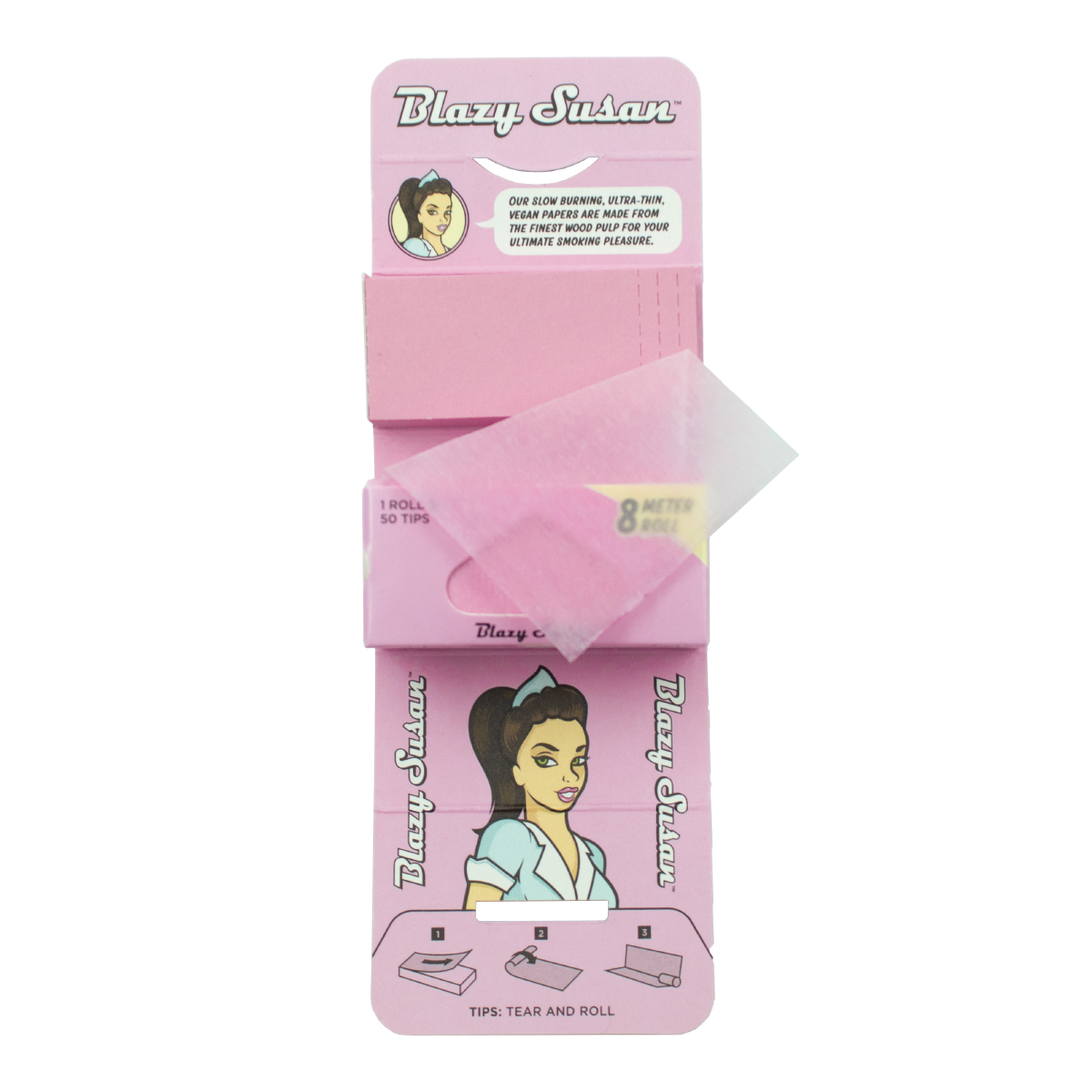 Rollo de 8 metros con filtros (High Roller) Rosa Blazy Susan