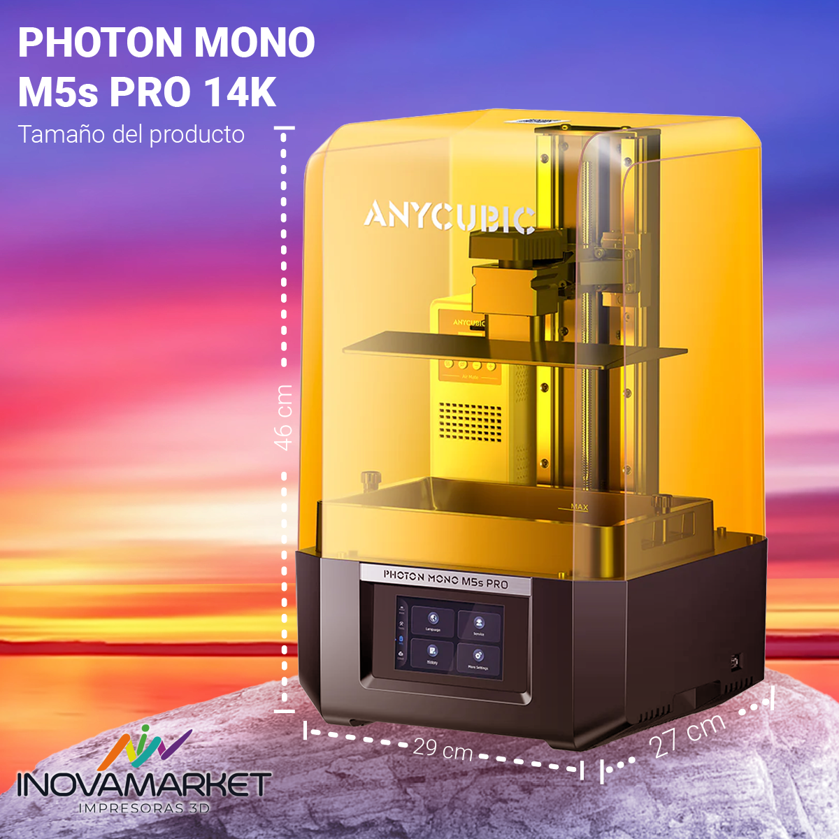 impresora 3d photom mono m5s pro 14k anycubic .