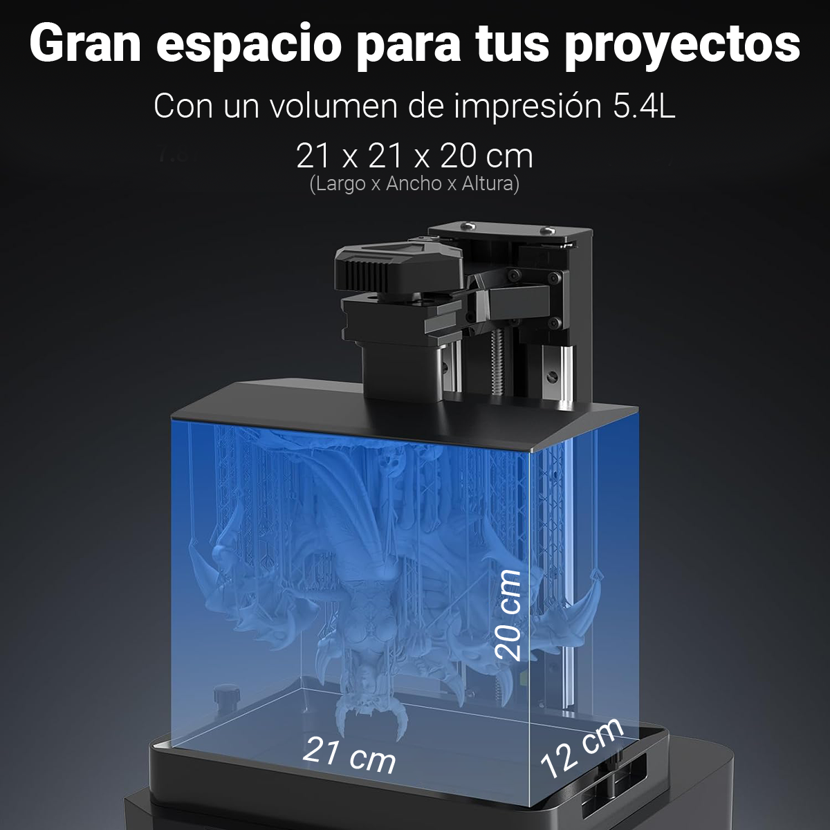 impresora 3d photom mono m5s pro 14k anycubic .