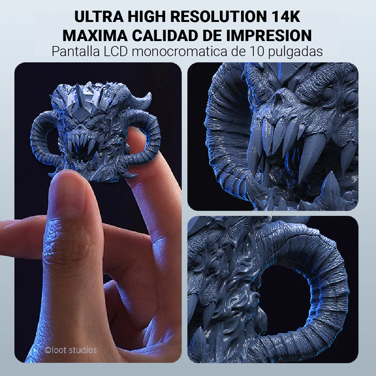 impresora 3d photom mono m5s pro 14k anycubic .