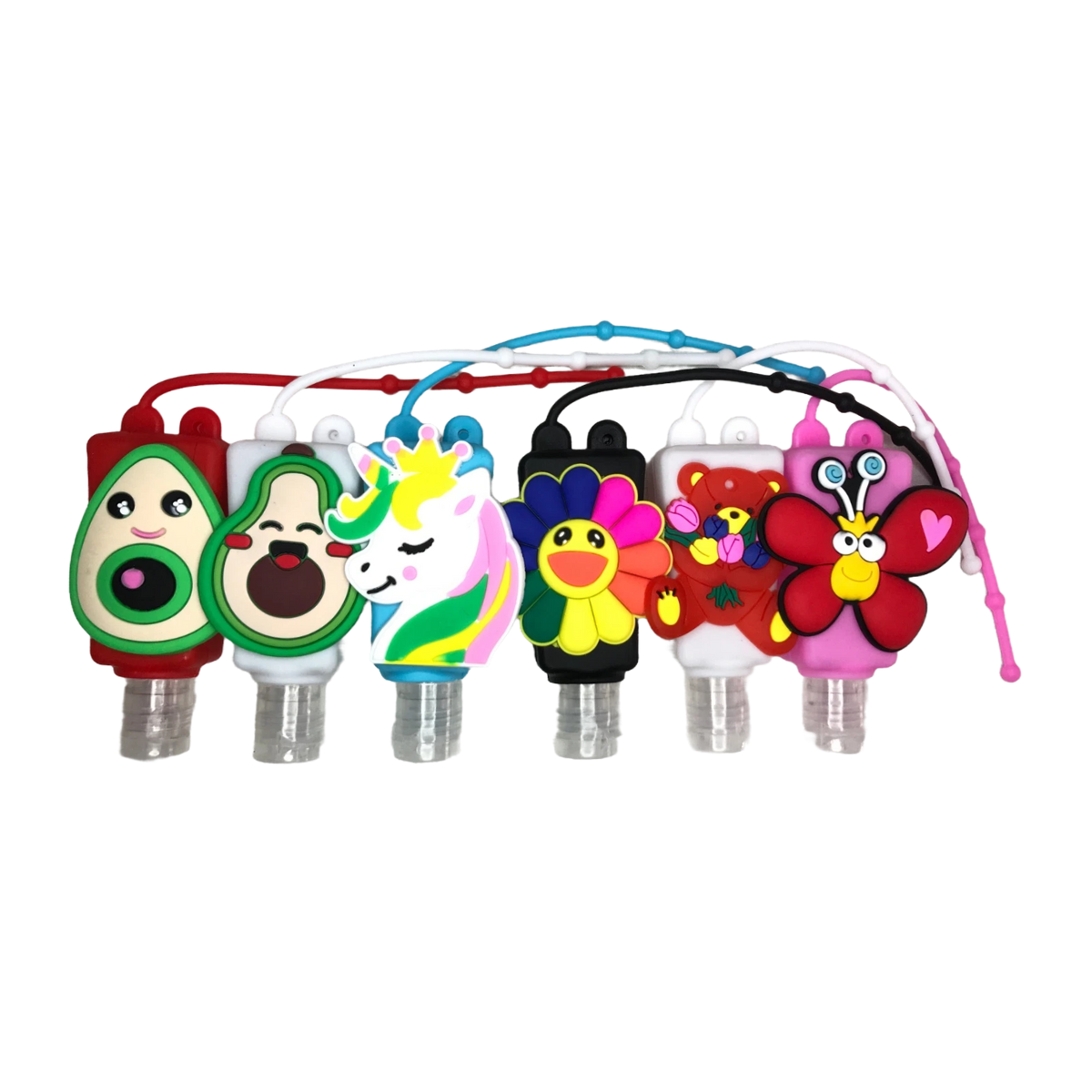 Dosificador Mini De Gel Antibacterial 6 Pz Vino