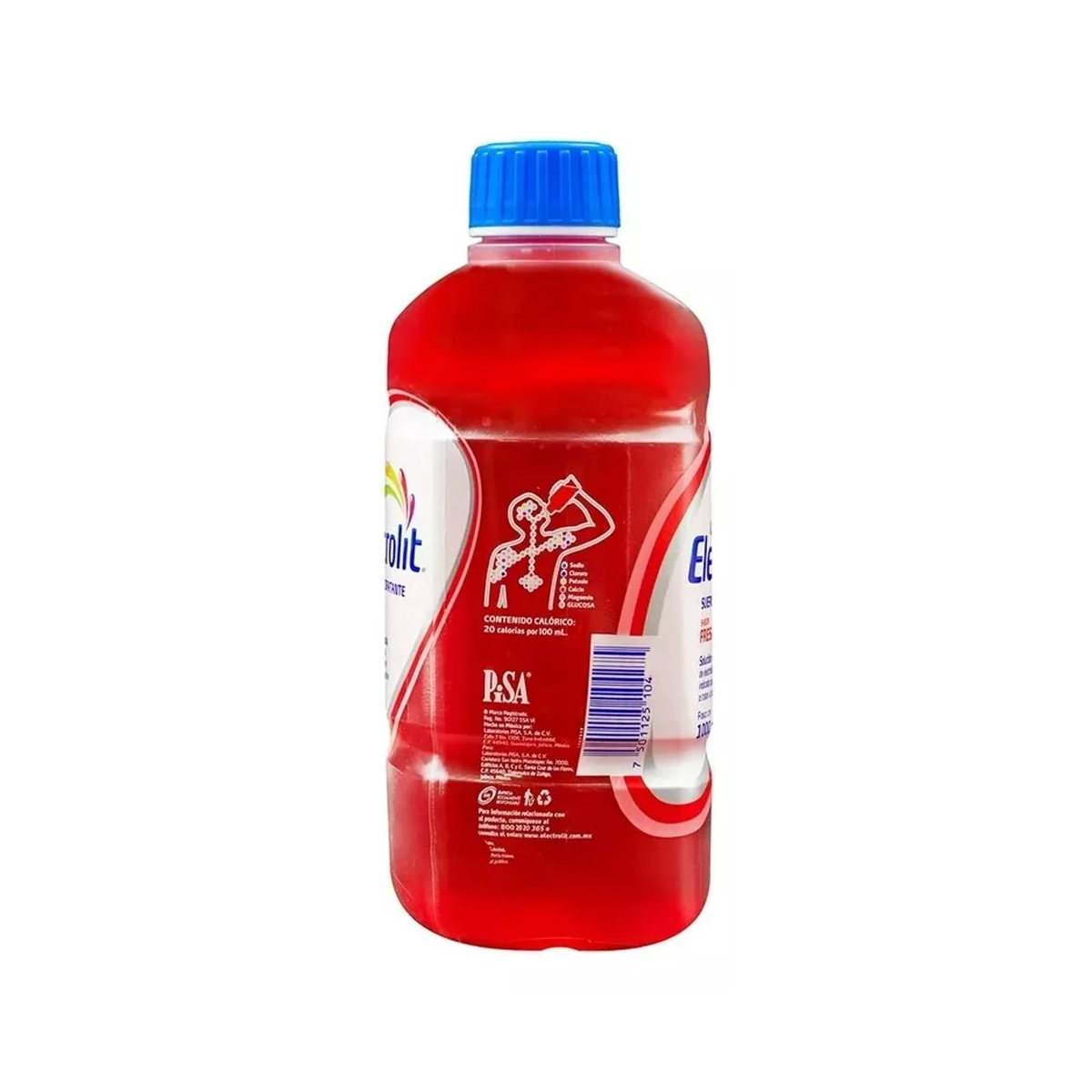 Suero Rehidratante Electrolit Sabor Fresa 18 Piezas de 625 ml