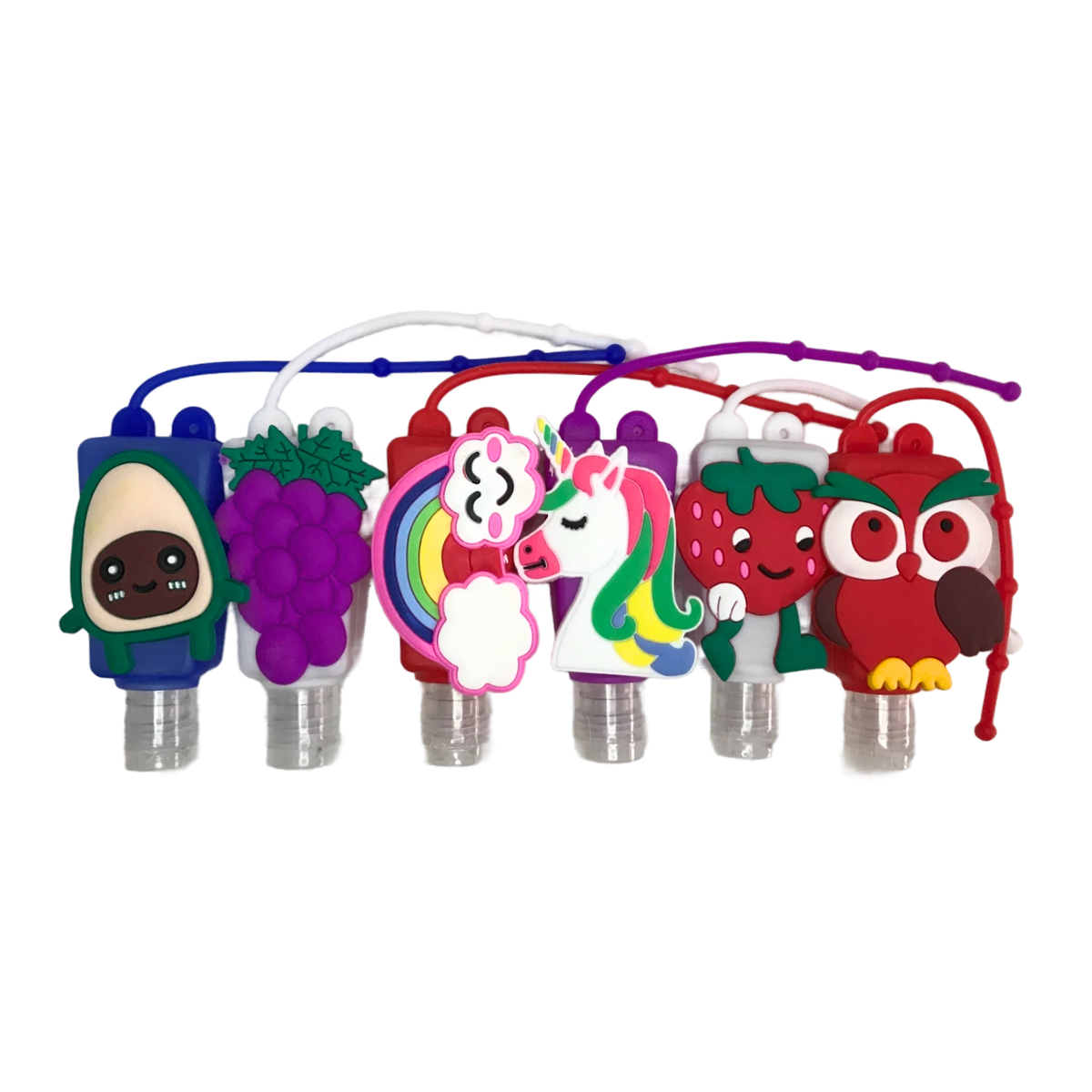 Dosificador Mini De Gel Antibacterial 6 Pz Azul Marino