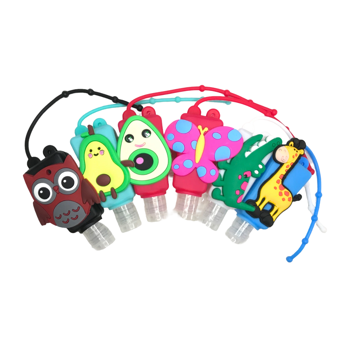 Dosificador Mini De Gel Antibacterial 6 Pz Verde Claro