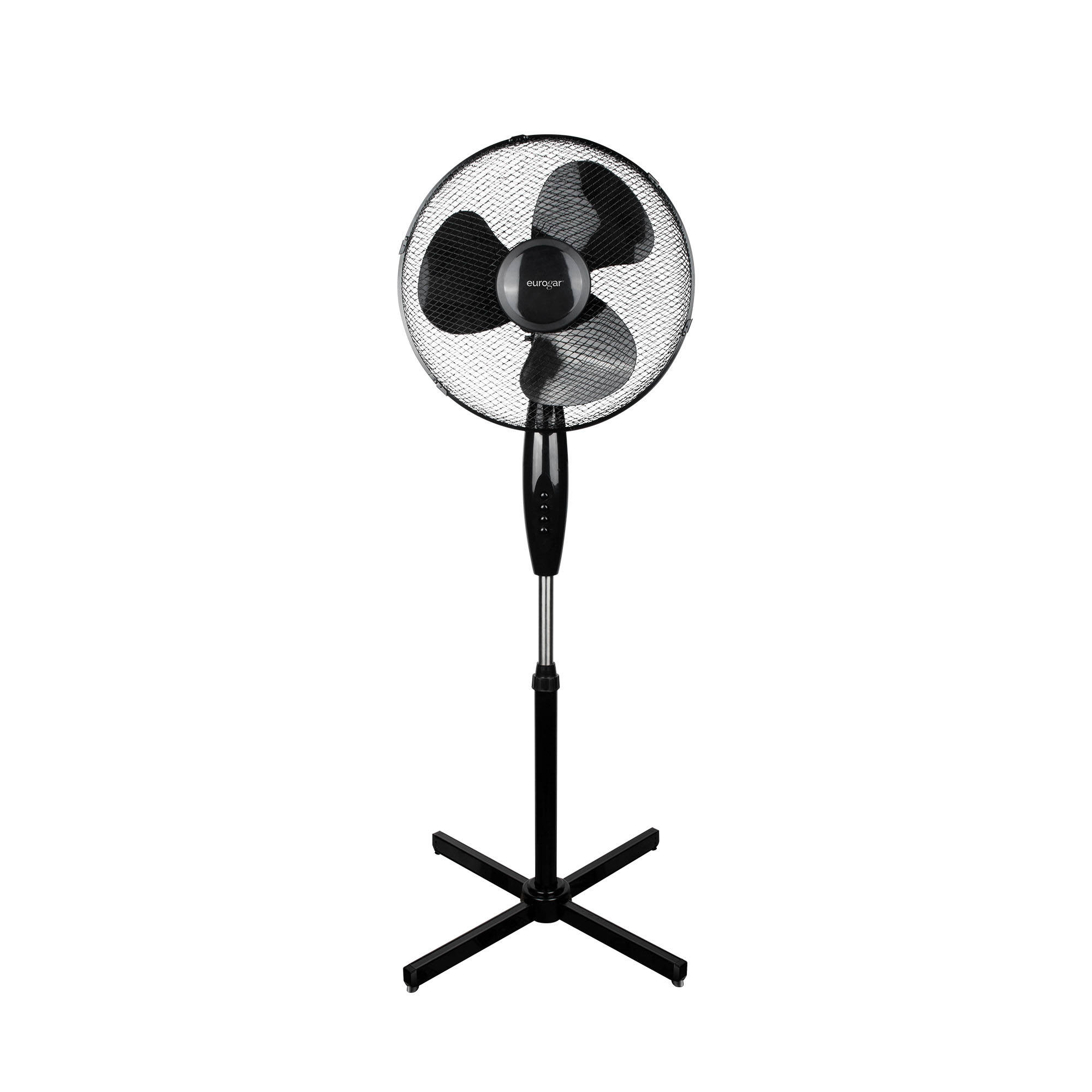 Ventilador De Pedestal 16 Pulgadas 3 Velocidades Con Oscilación Eurogar EUVEN01