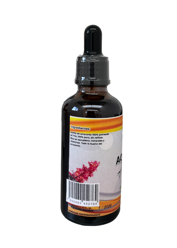 Aceite de virgen de semilla de Amaranto.