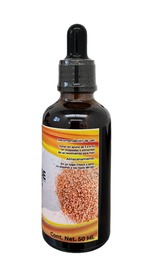 Aceite de virgen de semilla de Amaranto.