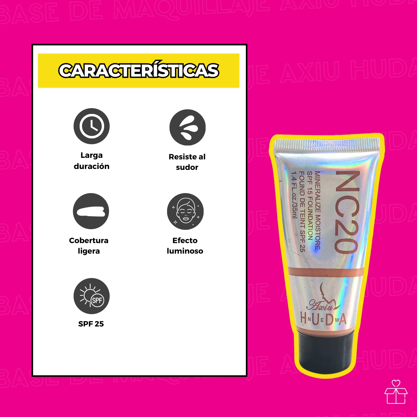 Base De Maquillaje Ligera Hidratante Con Spf.