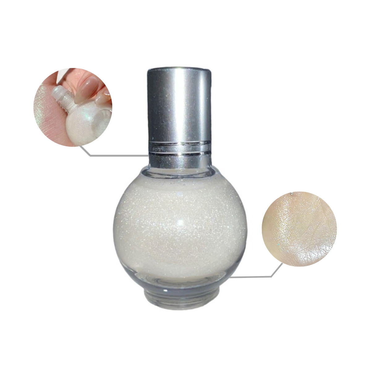 Polvo De Hadas Néctar Hadas Iluminador Para Rostro Y Cuerpo.