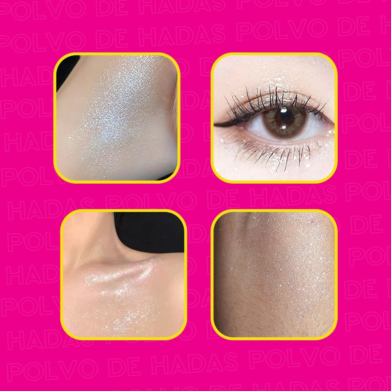 Polvo De Hadas Néctar Hadas Iluminador Para Rostro Y Cuerpo.