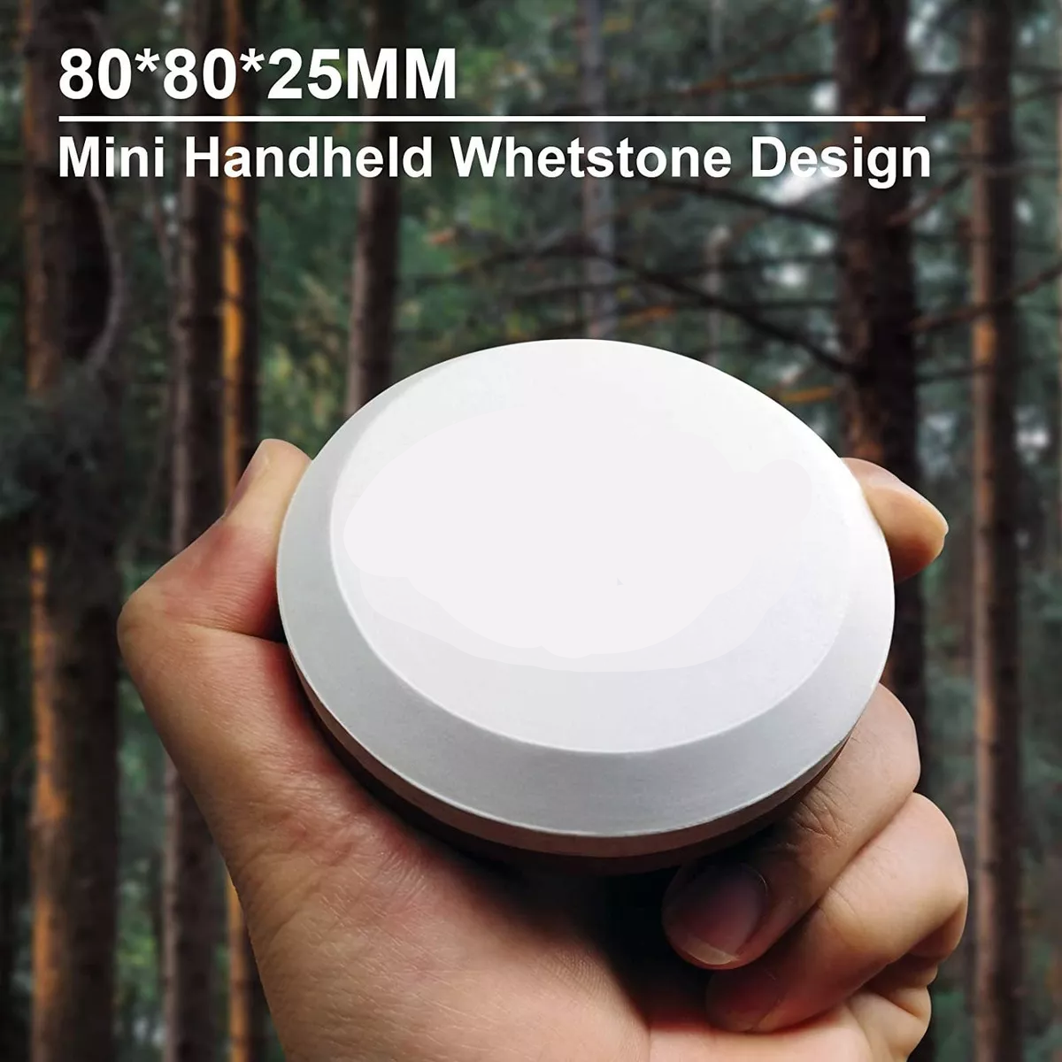 Piedra De Afilar Hacha, Grano 180/320, Con Bolsa Portátil