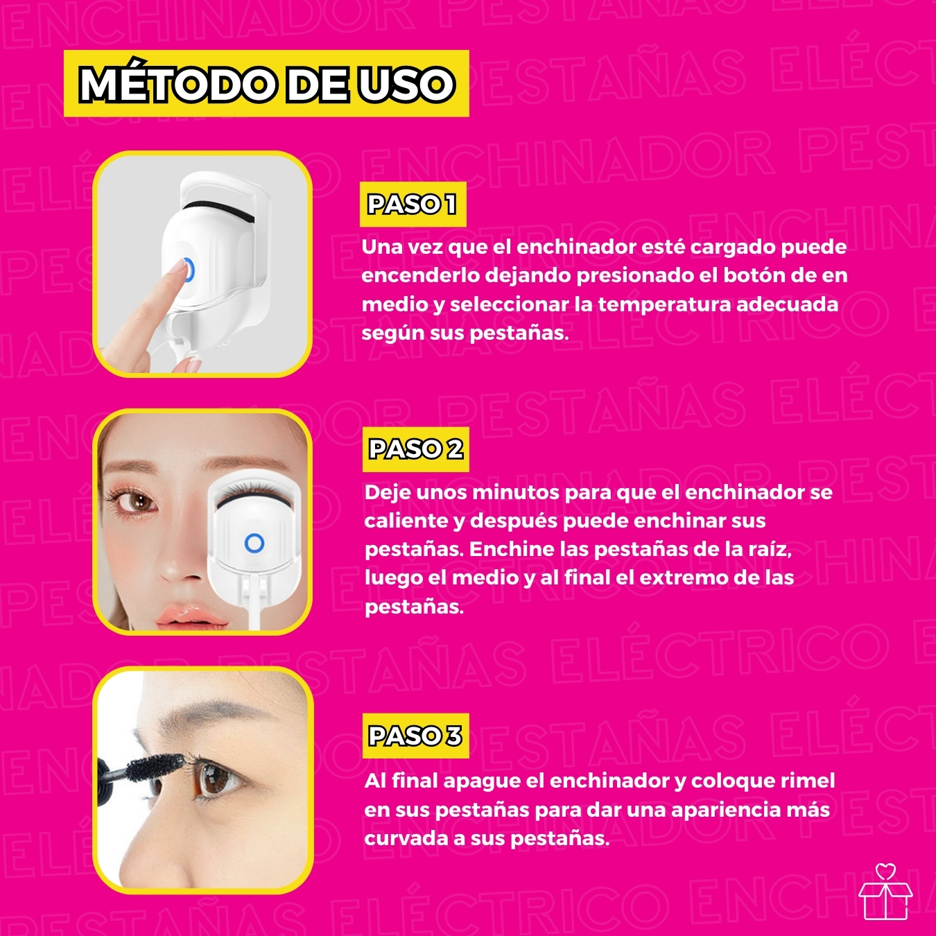 Enchinador Eléctrico Rizador De Pestañas.