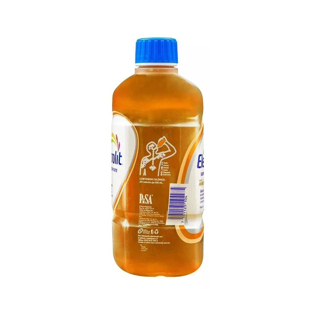 Suero Electrolit Sabor Naranja Mandarina 18 Piezas de 625 ml