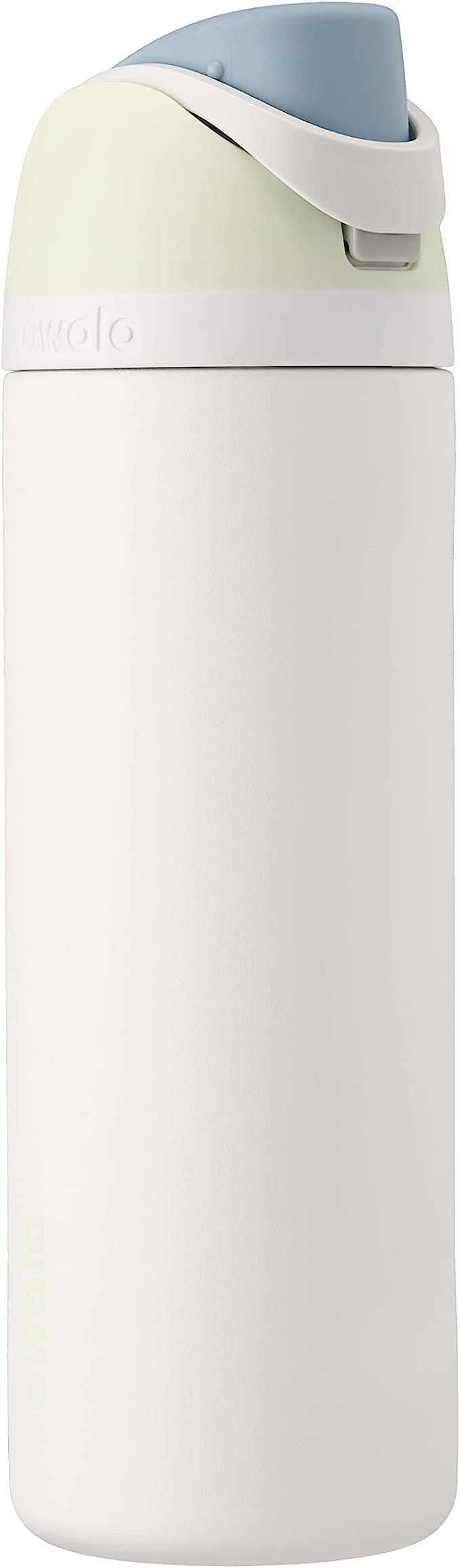 Owala FreeSip - Botella de agua de acero inoxidable aislada con pajita para deportes y viajes, sin BPA, 32 onzas, brisa helada.