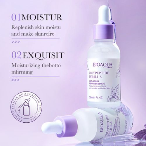 Suero Antiedad con Acido Hialuronico y Extracto de Perilla Regenerador by BIOAQUA.