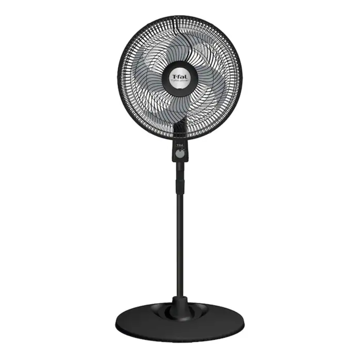 Ventilador de Pedestal T-Fal VE2910X0 18" Turbo Power / 3 Vel Negro ORTY6