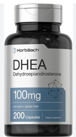 Dhea Suplemento Sin Gluten Sin OMG Equilibrio Hormonal Por Horbaach 200 Capsulas