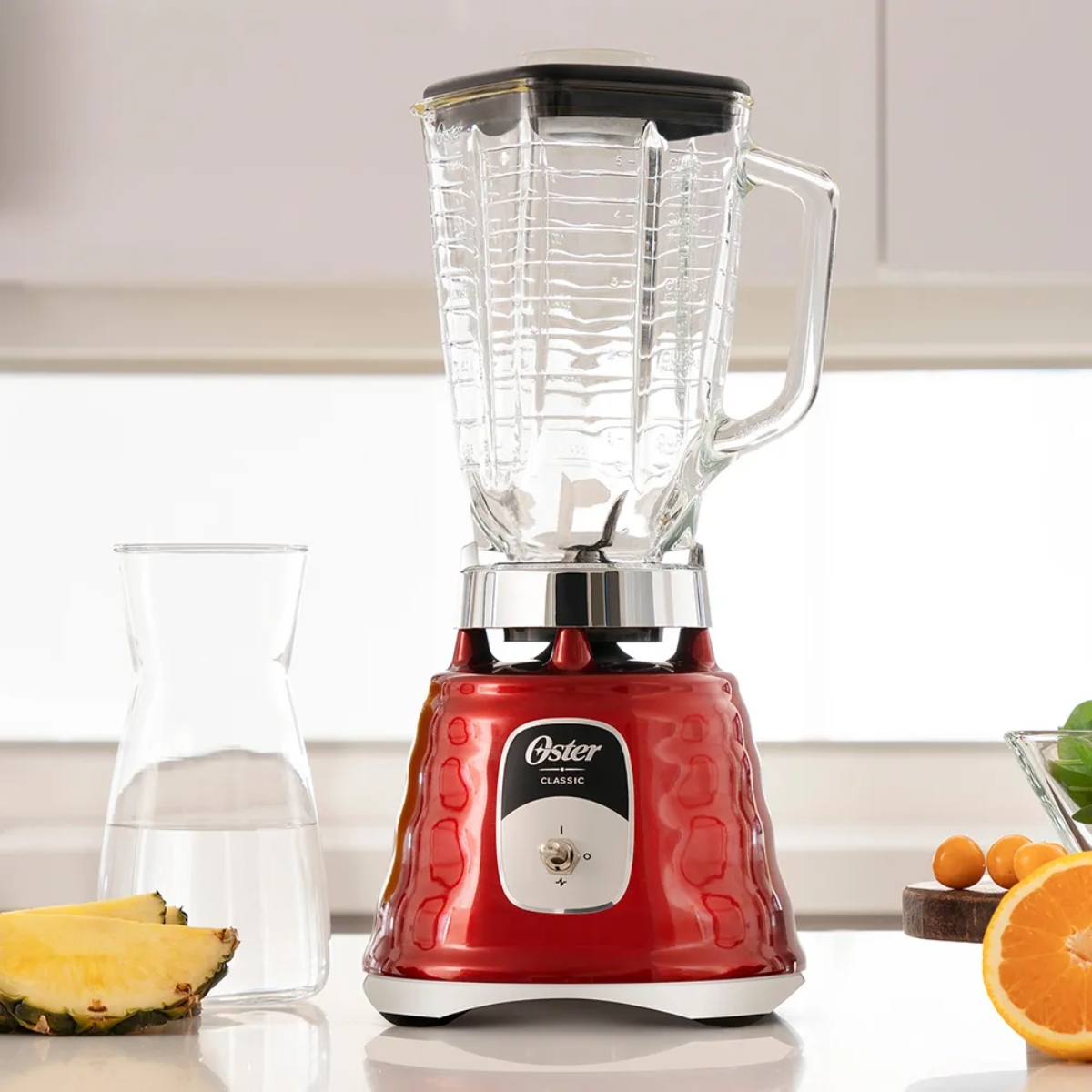 Licuadora Oster Clásica BLST4126 Interruptor 1000W 1.25Lts Tritura Hielo - Roja