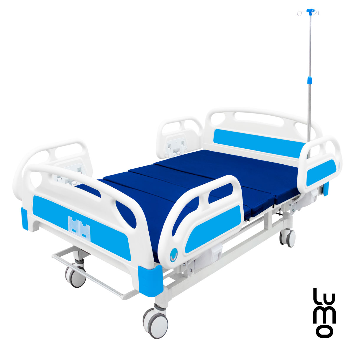 Cama Hospitalaria Electrica Porta Suero  con Colchon Espuma
