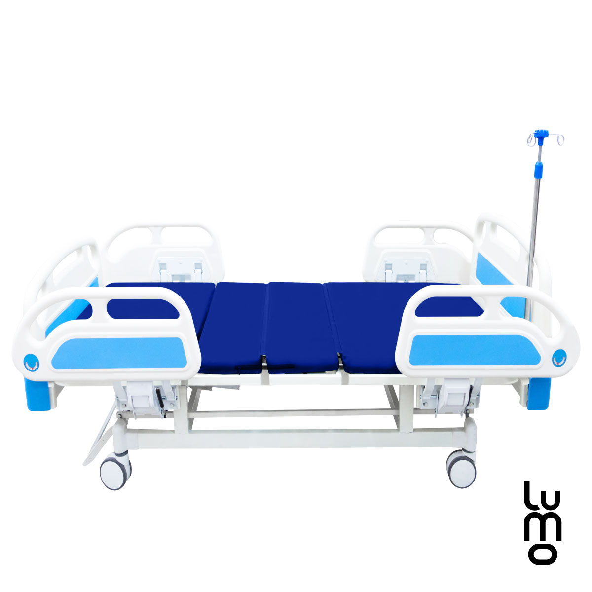 Cama Hospitalaria Electrica Porta Suero  con Colchon Espuma