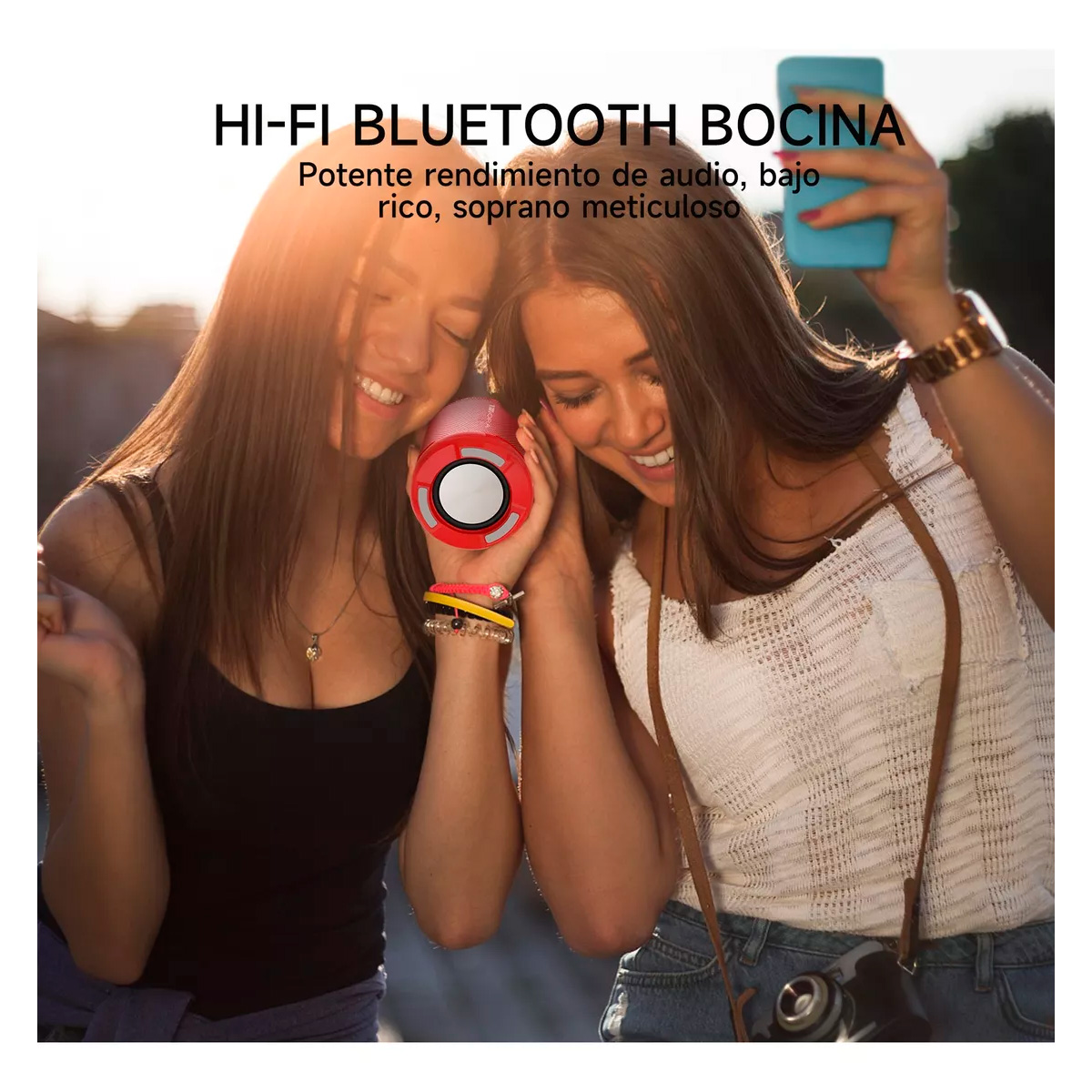 Mini Bocina Portátil Bluetooth Inalámbrica Altavoz Sd