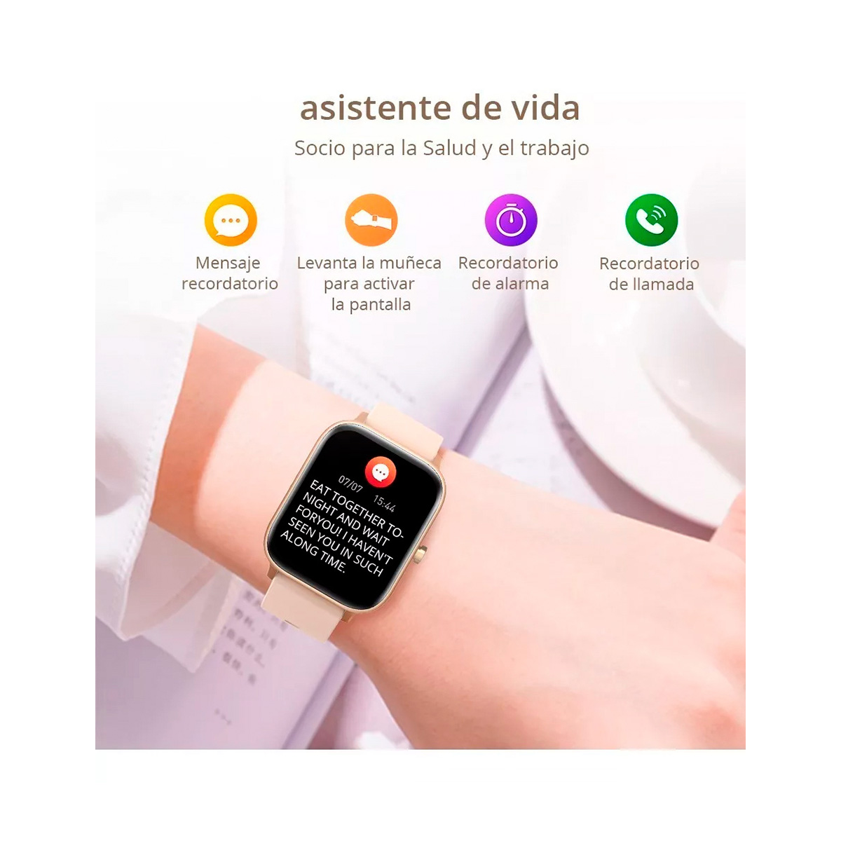 Reloj Inteligente Bluetooth Para Mujer Smartwatch GT