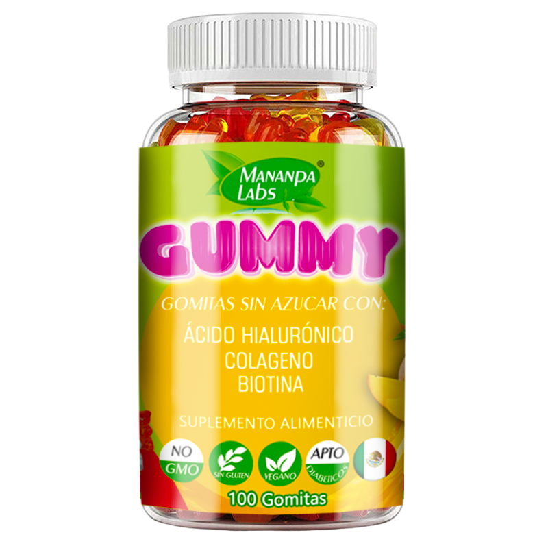 Gomitas de Colágeno Sabor Mango 100 Pzs