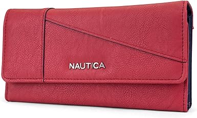 A Nautica Money Manager RFID Womenââ‚¬â„¢s Wallet Clutch Organizer.