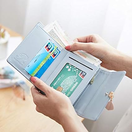 A Cartera Para Mujer, Tarjeteros Para Mujer, Monedero Pequeño Con