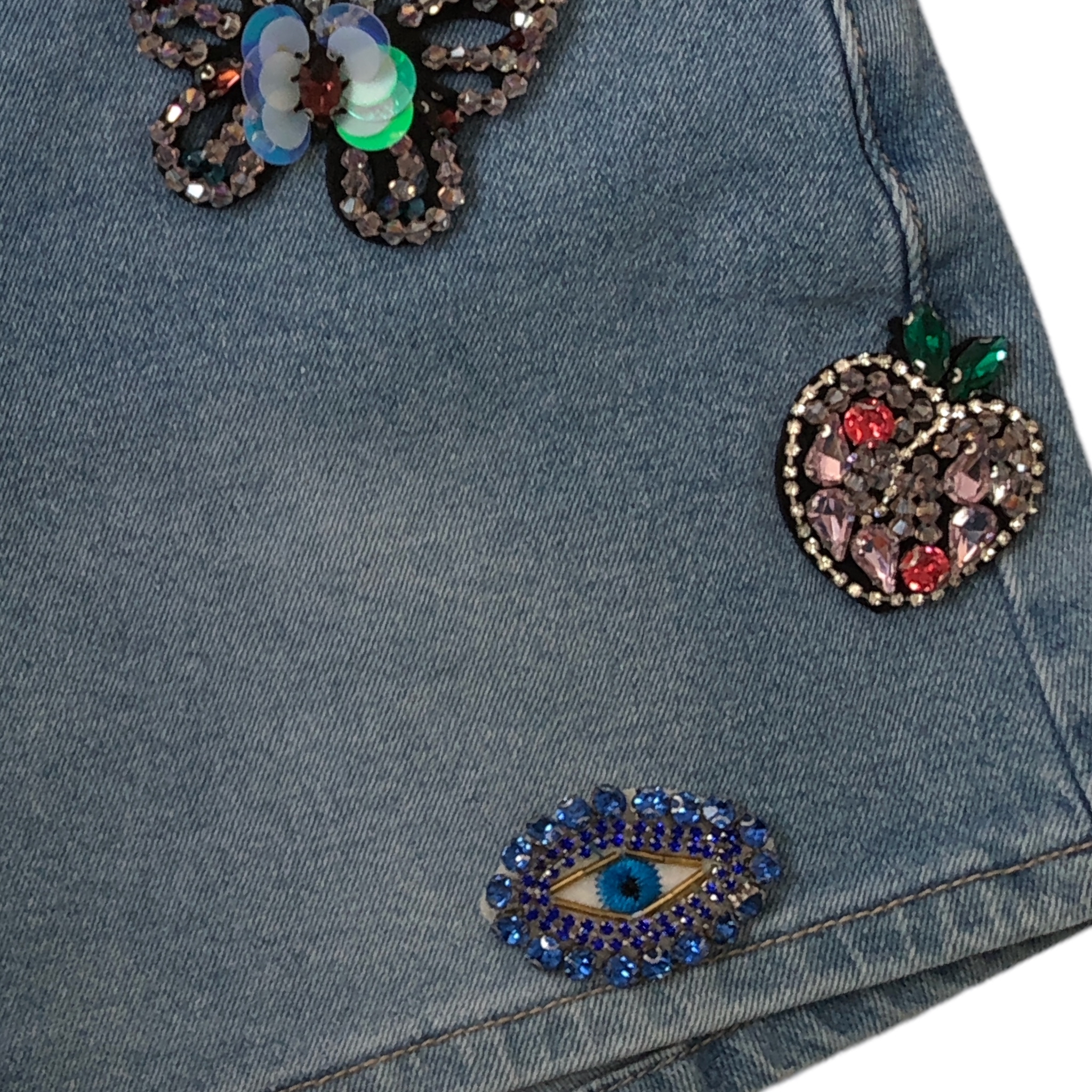 Short Con Figuras Pedrería LC DESIGNS COLLECTION