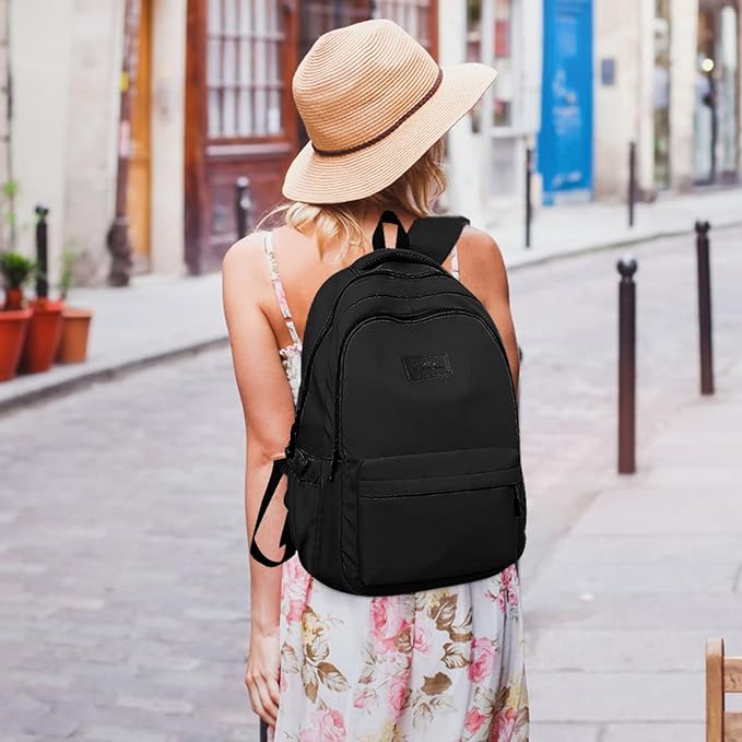 A RENDIN Mochila para Laptop Grande,Backpack Mujer/Hombre También se Puede Utilizar Como Jansport Backpack o Travel Backpack.