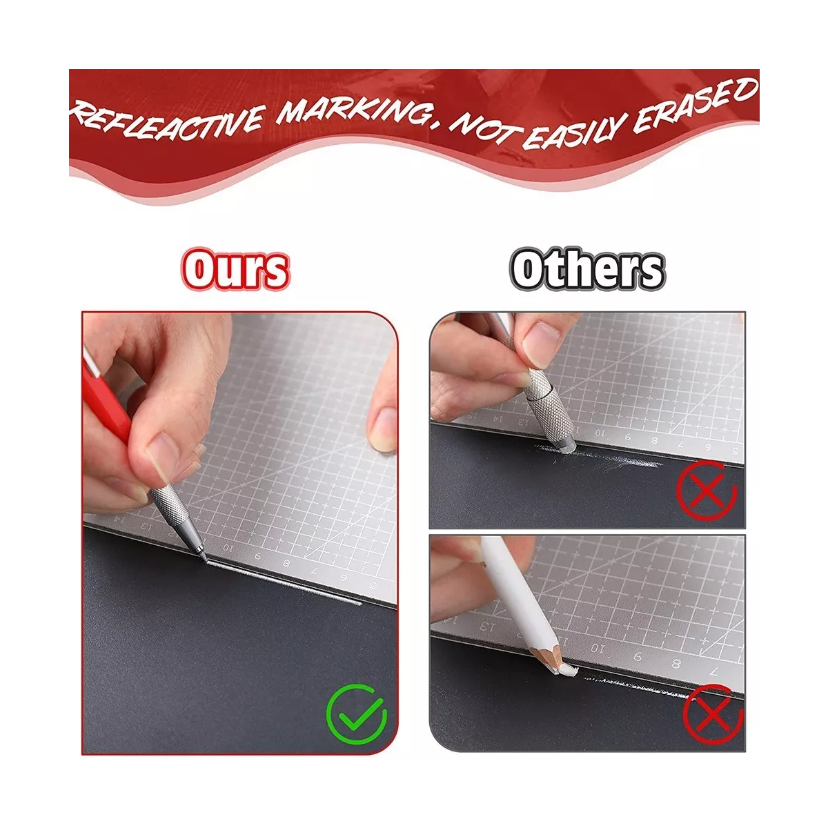 Lápiz De Soldador Con 24 Recambios, Marcador Metálico