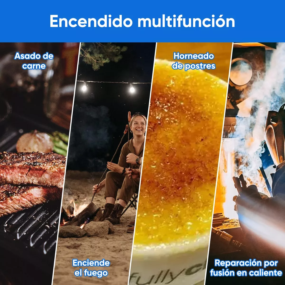 Mini Soplete Para Soldar Recargable De Gas Butano